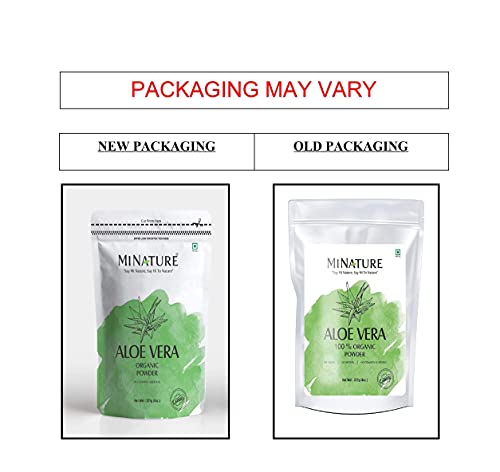100% Organic Aloe Vera Powder Usda Certified By Mi Nature - 8 Oz / 227 G / 1/2 Lb | Aloe Barbadensis | Vegan | Non Gmo #TOP7