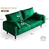 Amazon.com: YITAHOME 56" Loveseat Sofa, Velvet Fabric Sofa Couch for ...