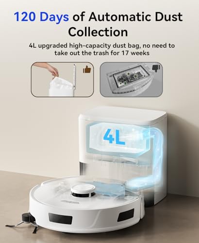 Robot Vacuum with Self-Emptying Station