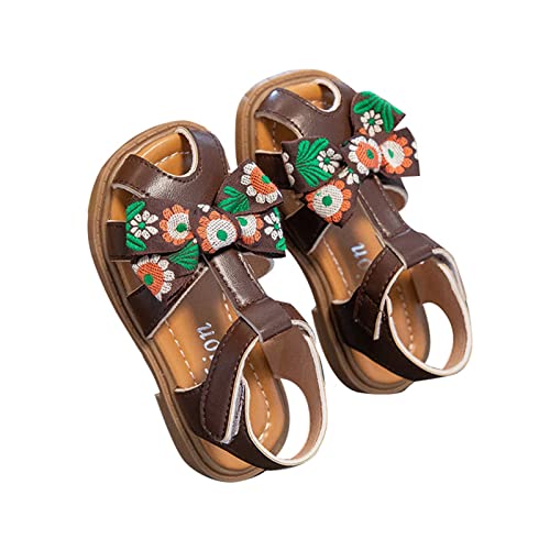 Children's Girls Sandals Summer Shattered Bow Fashion Package Head Daily With The Set Of Dress Shoes Dress Shoes Girls