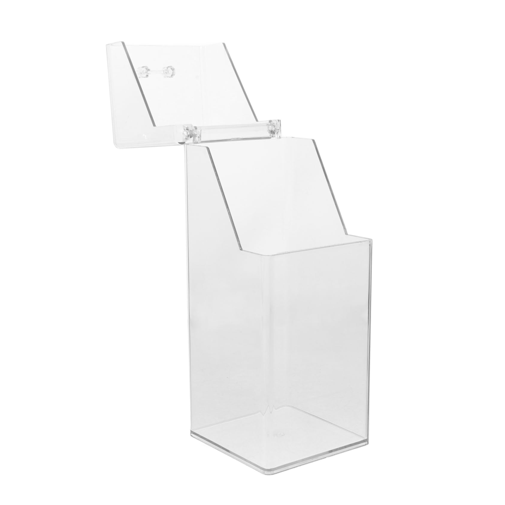 GALPADA Wall Mounted Acrylic Glove and Mask Dispenser Box - Versatile Organizer for Gloves - Face and Napkins Sleek Storage with Lid for Use