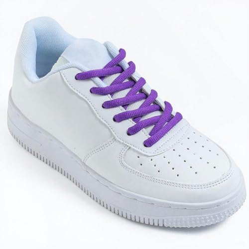 Image of VSUDO 1 Pair Oval Sneaker Shoelaces or Running Shoe Laces, Basketball Shoe Lace, Sport Shoestring or Athletic Shoe String