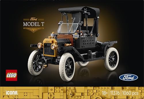 Image of LEGO Icons Ford Model T - Vintage Car Decor - Model Car Kit for Adults - 11376