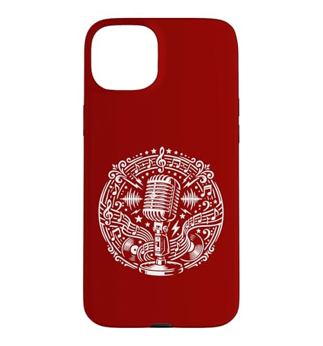���B���e�[�W�}�C�N - �X�^���h�A�b�v�A�{�[�J���X�g �X�}�z�P�[�X iPhone 15 Plus �p
