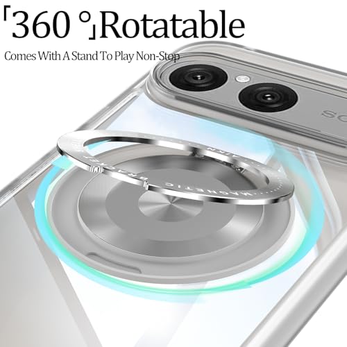 Coque aimantée Sony Xperia 10 VII antichoc et transparente blanche