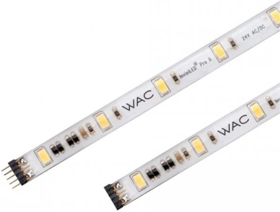 WAC Lighting LED-TX2422-1-WT InvisiLED PRO II Tape Light, 1', Warm Yellow