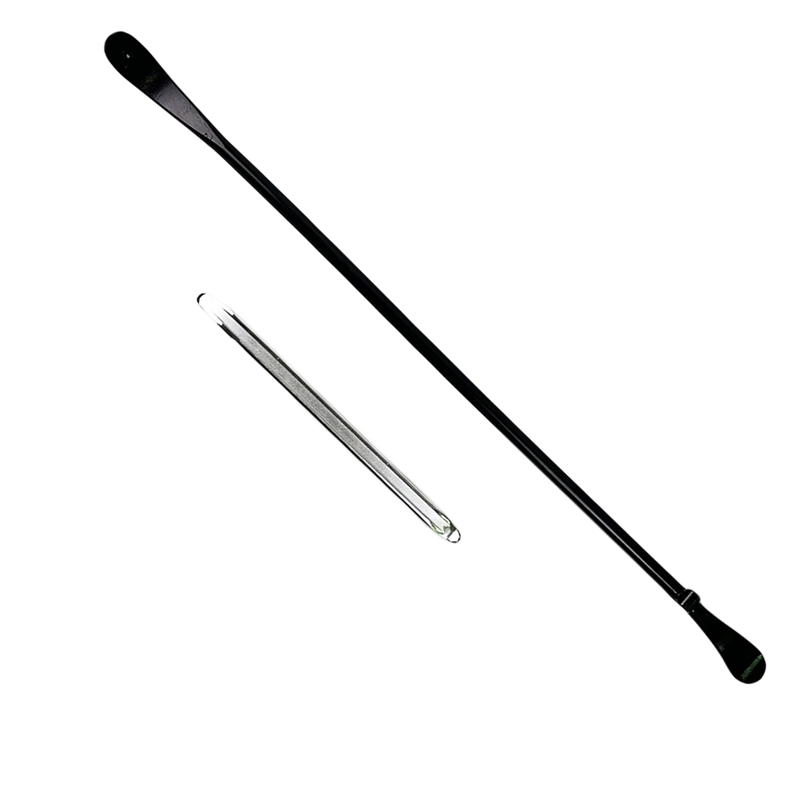 Fudatong 34645 Tire Mount/Demount Iron + 15-3/4’’ Curved Tire Mount/Demount Spoon, Tire Changing Removal Tool Bar for Tubeless Tires, for Auto and Truck Maintenance, 37’’, 3/4’’, Black