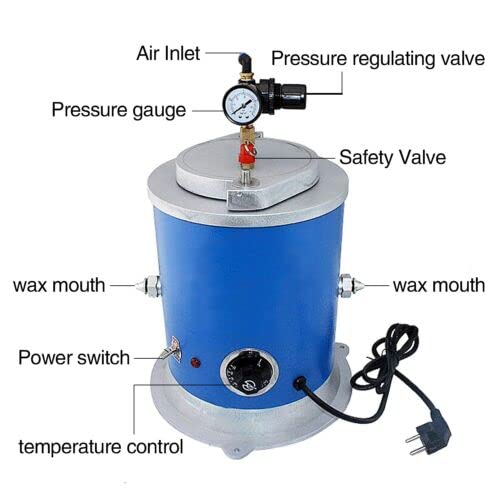 Round Barrel Wax Injection Machine for Jewelry Mould Casting Machine