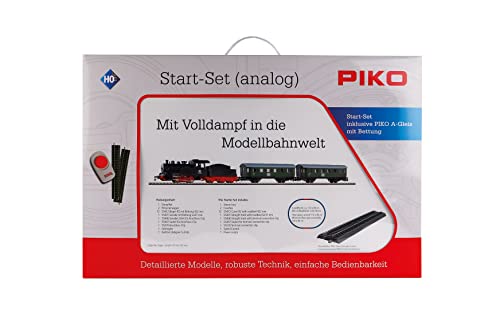 Train miniature coffret de départ voyageurs avec rails ballast modélisme - 6