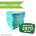 Pail Buddies Diaper Pail Refills | 6 Count | Compatible with Dekor Classic Diaper Pail | Strong, Durable Diaper Pail Refills with Fresh, Baby Powder Scent