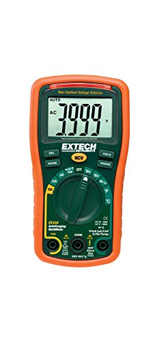 Extech Mini multímetro EX330-NIST com detector NCV e NIST
