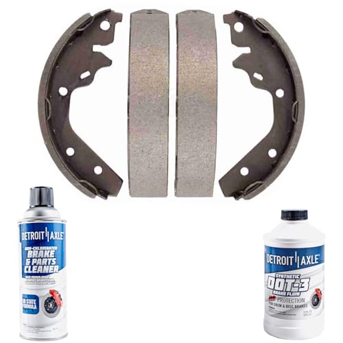 Image of Detroit Axle - Rear Brake Shoe for Dodge Charge Chrysler Town & Country