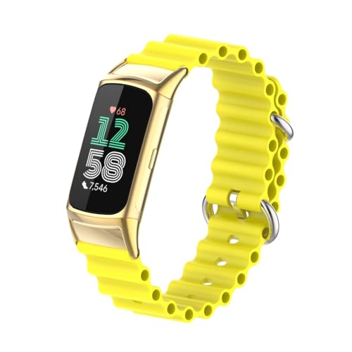 [Miitech] �o���h Fitbit Charge 6 / Fitbit Charge 5 �Ή� �����x���g �V���J�Q���� �������� �_�炩�y�� �ʋC �j�����p �݊����ۏ� (�C�G���[)