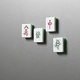 4 PCS Mahjong Fridge Magnet, Chinese Mini Mahjong Fridge Magnet Whiteboard Magnet Fridge Board Magnet