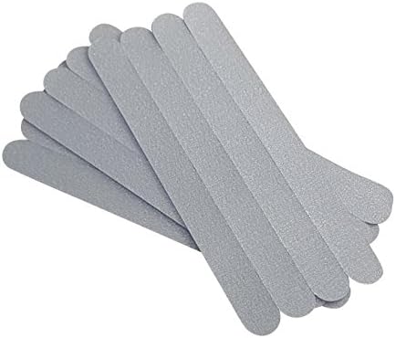 Safetz Anti Slip Safety Strips, Safety Treads for Bathtubs Showers Stairs and Floors, Clear Self Adhesive Non Skid Strips, Pack of 12