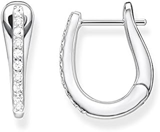 Thomas Sabo Women Silver Hoop Earrings - CR629-051-14