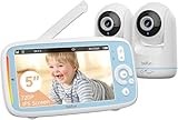 BOIFUN Video Baby Monitor with 2 Cameras, 5-inch...