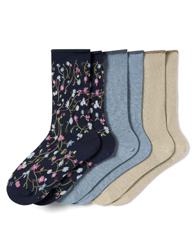 Image of HUE womens Jeans Sock (Pack of 3)