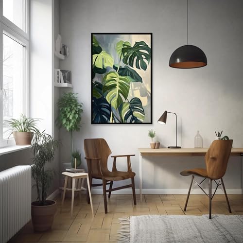 Affiches Monstera 60 x 90 cm sans cadre deco elegante - 6