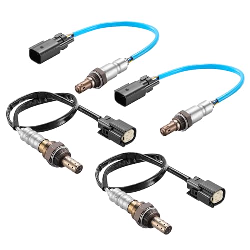 SYKRSS Oxygen O2 Sensor 234-5038 Upstream & 234-4490 Downstream Ford Escape/Explorer/F-150/Flex/Mustang/Police Interceptor Sedan/Utility/Taurus, Compatible with Lincoln MKS/MKT/MKZ, 4PCS