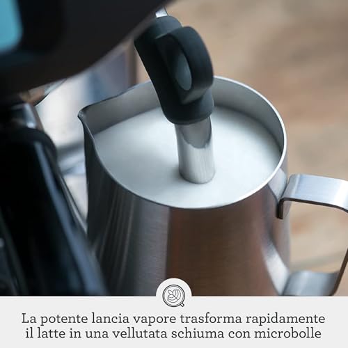 Sage - The Barista Pro - Macchina per Caffè in Grani con Montalatte Manuale - Tartufo Nero - 5