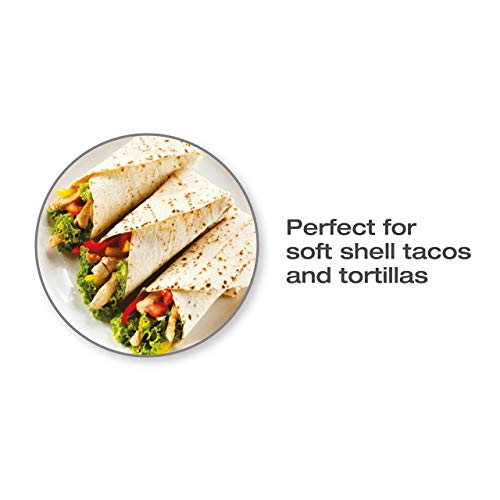 Salton Cordless Electric Crepe Maker With Bonus Batter Dish and Spatula with Non-Stick Cooking Surface, Automatic Temperature Control for 7.5" Crepes and Tortillas, Recipes Included, White (CM1337) - Thumbnail 3