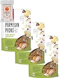 Aurora Pet Bundle (3) Parmesan Pecks Dog Treats Chicken, Parmesan & Cranberry Recipe (Each 8 oz) with AuroraPet Wipes