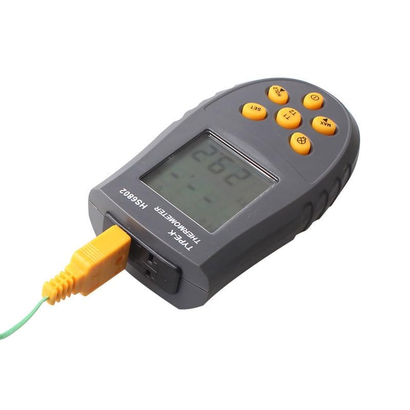 ABS Digital Liquid Crystal Handheld Paths Point Thermometer Easy to Read