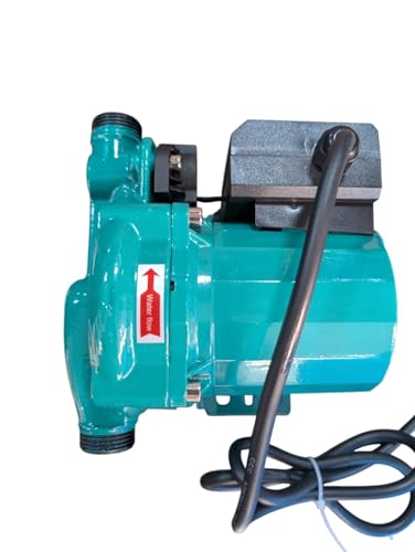 Image of 165 WATT SUPER SILENT Inline Automatic Water Pressure Pump With Wall Mounting Bracket Suitable for Hot Water Circulation, Washing Machine, RO & Shower (GREEN)