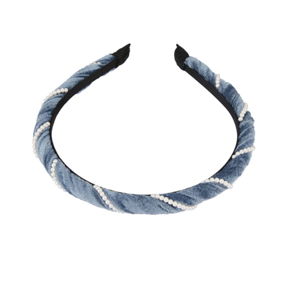 diademas para mujeres Los pequeños accesorios frescos del pelo del aro del pelo de la perla salen la venda del lavado de cara
