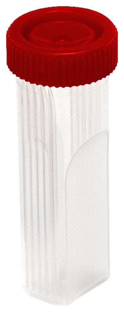 Caplugs Evergreen 240-5400-R8K Slide-Fix Lot de 1000 bocaux à glissière 4 emplacements Bouchon rouge
