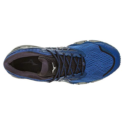 Tênis Mizuno Wave Prophecy 9 Masculino 4144888-0370, Cor: Azul/cinza, Tamanho: 43
