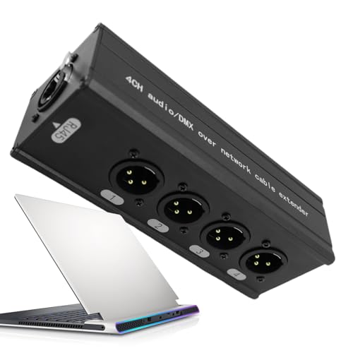 Boîtier audio sur Ethernet pour projecteur et ordinateur portable en salle de réunion