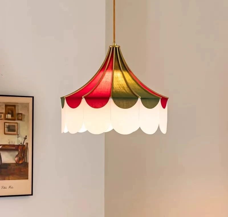 Lampe suspendue LED anti fatigue visuelle luminaire tissu pour bureau étude et restaurant