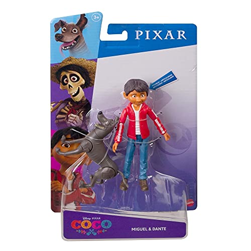 Mattel Disney Pixar Coco Miguel Action Figure, 5.6-In Movie Character Toy With 3.6-In Dante Dog Figure, Highly Posable With Authentic Design, Gift For Ages 3 Years Old & Up #TOP4