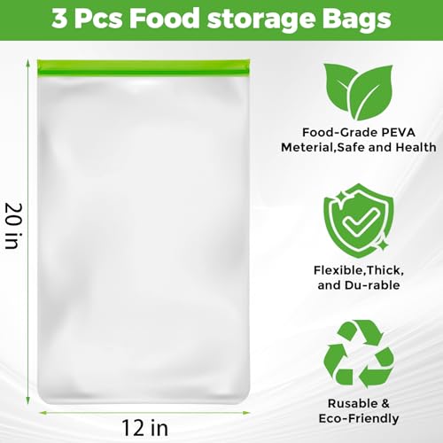 Lerine 3 Pack Odor Proof Bags