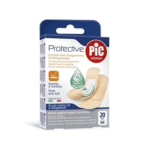 Protection pic avec un appartement adhésif bactéricide assorti 20 unités