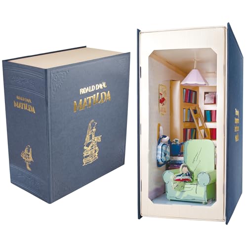 Matilda Book Nook Roald Dahl - Maquette serre-livres et jouet créatif enfant 8 ans