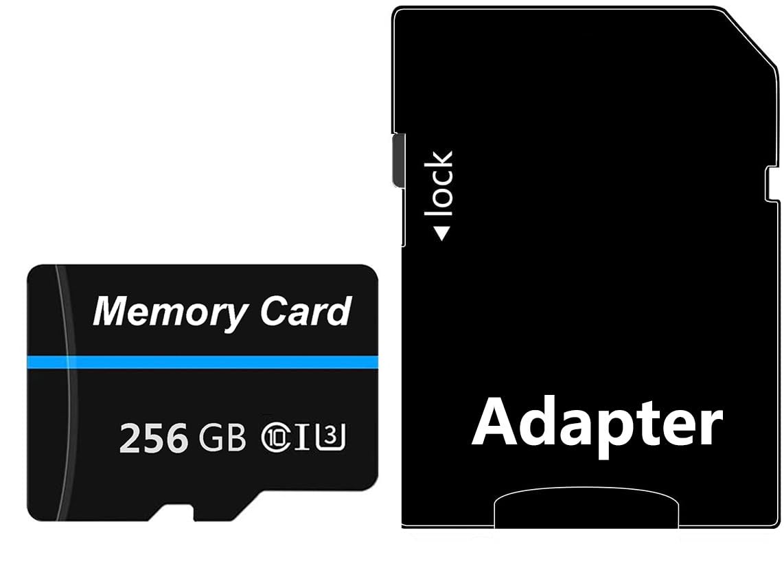 Tarjeta de memoria Mini TF de 256 GB, tarjeta inteligente de ultra alta velocidad para teléfonos Android, cámara de acción, tabletas, almacenamiento ampliado