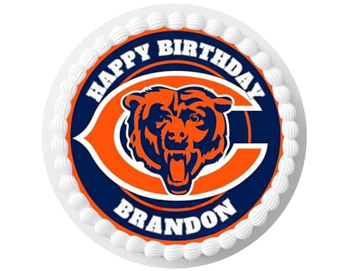 Edible Cake Toppers Bears Themed Birthday Party Edible Cake Decorations (7.5)