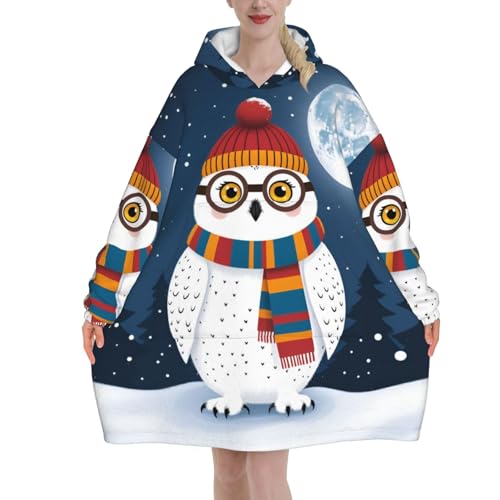 Couverture à capuche douillette pour soirées canapé d'hiver