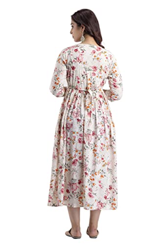 Image of New Elite Rayon Anarkali Maternity Feeding Kurti with Both Side Zipper