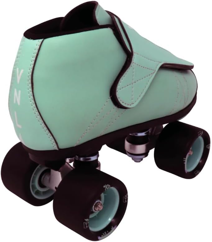 VNLA Junior Mint - Jam Skates for Men and Women - Indoor Unisex Roller Skates for Tricks and Jam Skating Mint Green (Men 9 / Women 10)