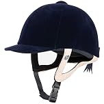 Signature Gatehouse Jeunesse Velvet Riding Hat Navy - 55cm - Clear, Unisex