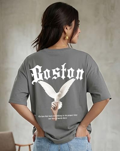 Image of AUSK Womens Cotton T-Shirts || Oversized T Shirts