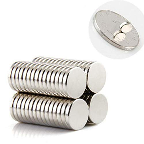 ZHYF 200PCS 4X1mm Round Magnet For Refrigerator Magnets, Office, Craft, Whiteboard, Map, Multi-purpose Durable Small Magnet