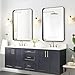 Rosynee Bathroom Mirror Over Sink - 24x36 Inch Black Rectangle Framed Matte Mirror for Bathroom, Rectangular Alumium Frame Mirrors Wall Mounted for Restroom, Farmhouse, Entryway, Hallway