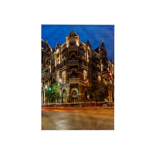 3dRose Historic Driskell Hotel on Sixth Street, Austin 15x22 Hand Towel