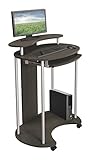 Balt 91105 Up-Rite Standing Mobile Workstation Teak