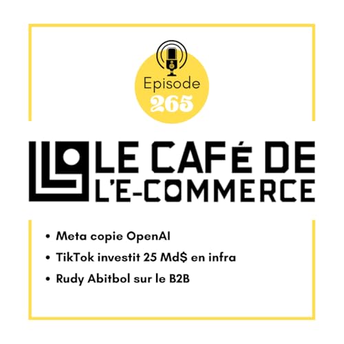 265 - Meta copie OpenAI, TikTok investit 25 Md$ en infra, et Rudy Abitbol sur le B2B